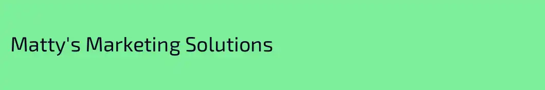 Matty's Marketing Solutions